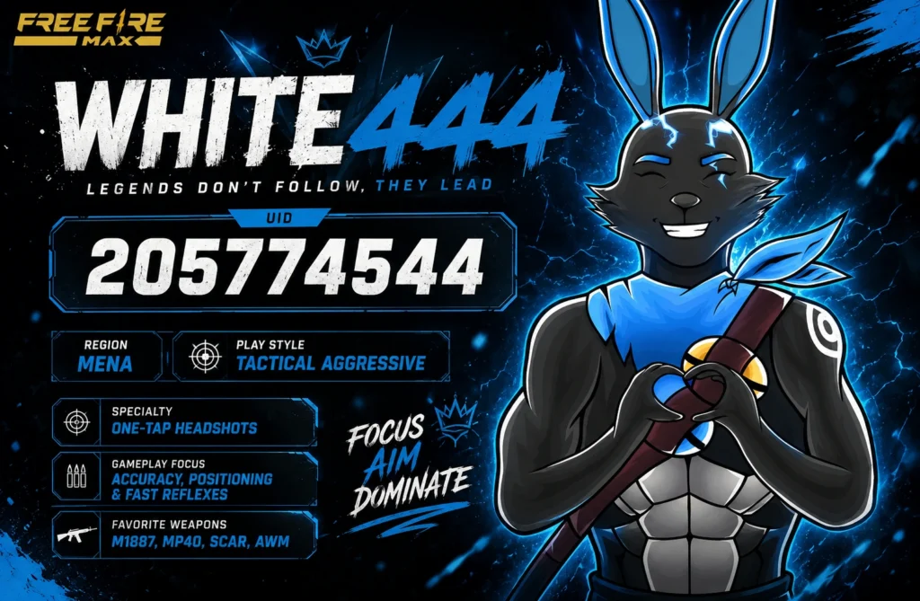 White444 UID: Free Fire Stats, Sensitivity, Device & White444 Onetap Fire Macro GFX Tool White444 UID: Free Fire Stats, Sensitivity, Device & White444 Onetap Fire Macro GFX Tool