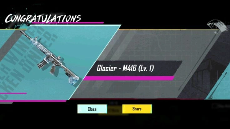 M416 Glacier Return In Bgmi