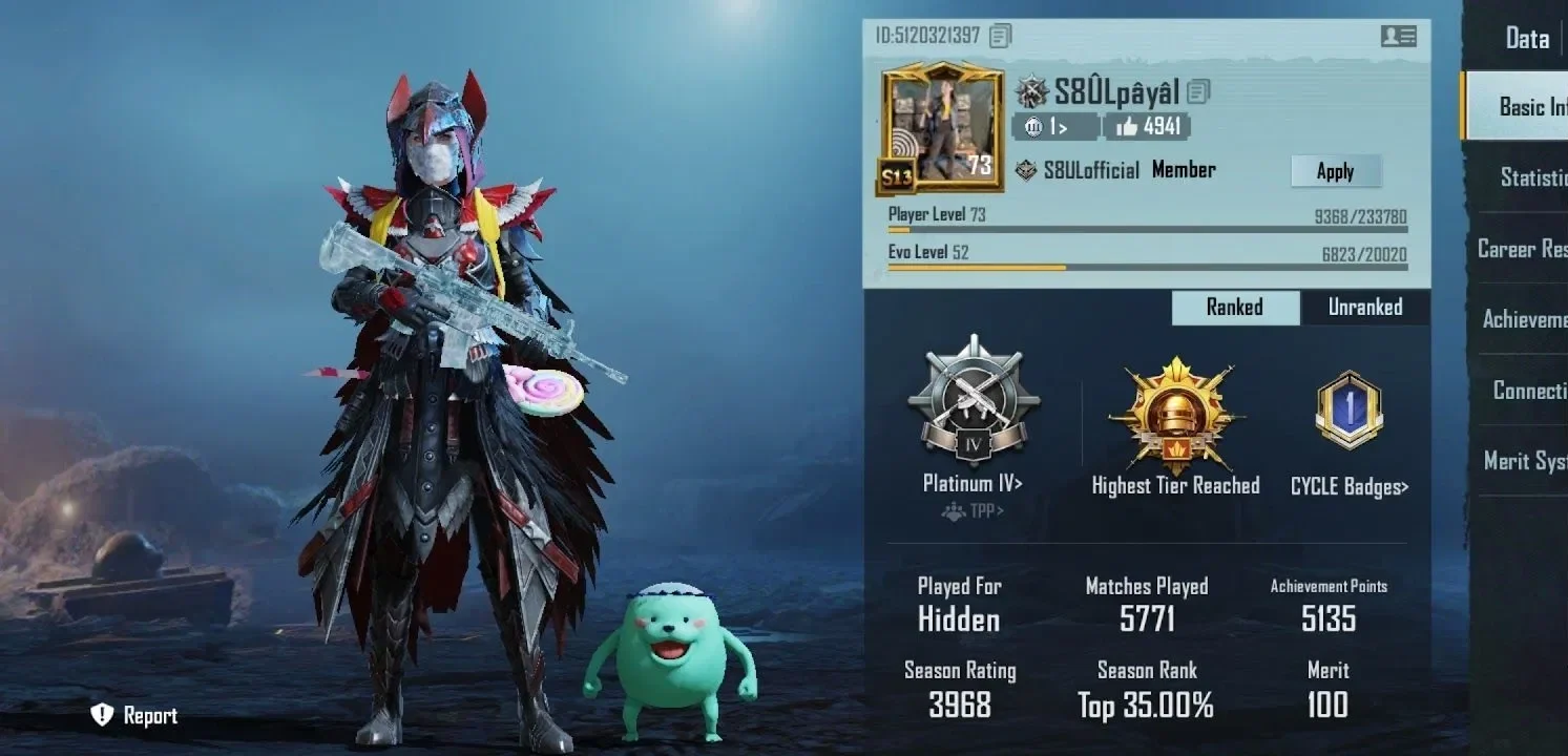 Payal Gaming BGMI ID Number