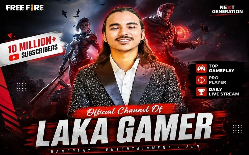Laka Gamer UID: Free Fire ID, Real Name, Guild & Monthly Income Laka Gamer Uid