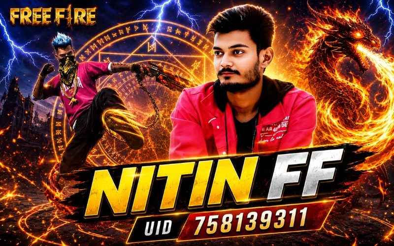 Nitin Ff Uid: Stats, K/D Ratio, V Badge And Real Facts (2026) Nitin Ff Uid