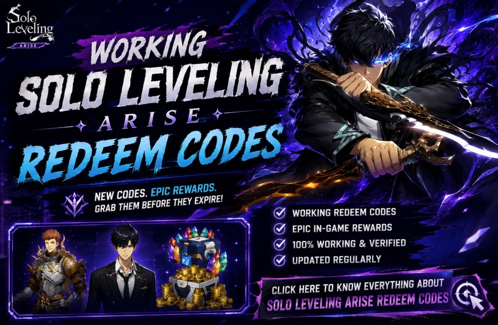 Every Active Solo Leveling Arise Redeem Code (And How to Use Them) Solo Leveling Arise Redeem Codes