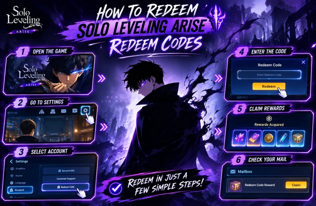 solo leveling arise redeem codes today